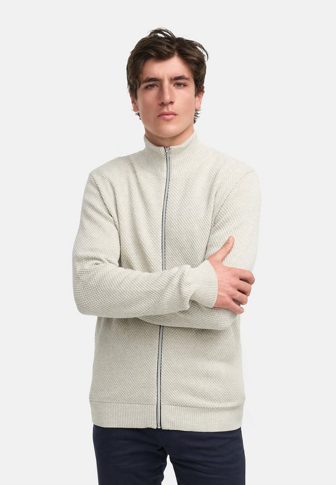 Kronstadt Strickjacke Herren KSErik Herrenstrickjacke Feinstrickjacke mit Stehkragen von Kronstadt