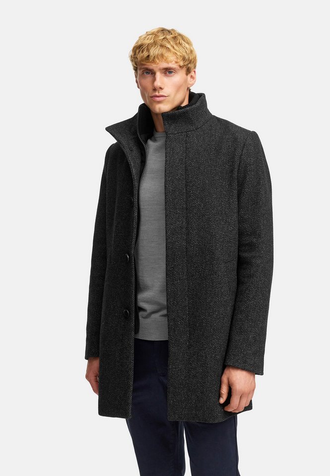 Kronstadt Wollmantel Herren KSChess Winter Mantel Herrenmantel Eleganter Wollmantel mit herausnehmbarer Stepp-Einlage von Kronstadt