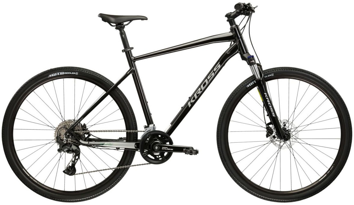 Kross Crossrad "Crossrad Damen 28" Evado 7.0 schwarz 20 Gänge" 20 Gang Shimano CUES U6020 Schaltwerk Kettenschaltung von Kross