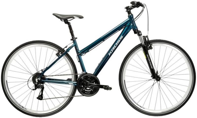 Kross Crossrad "Crossrad Damen 28" Move 1.0 türkis 24 Gänge" 24 Gang Shimano ACERA M3020 Schaltwerk Kettenschaltung von Kross