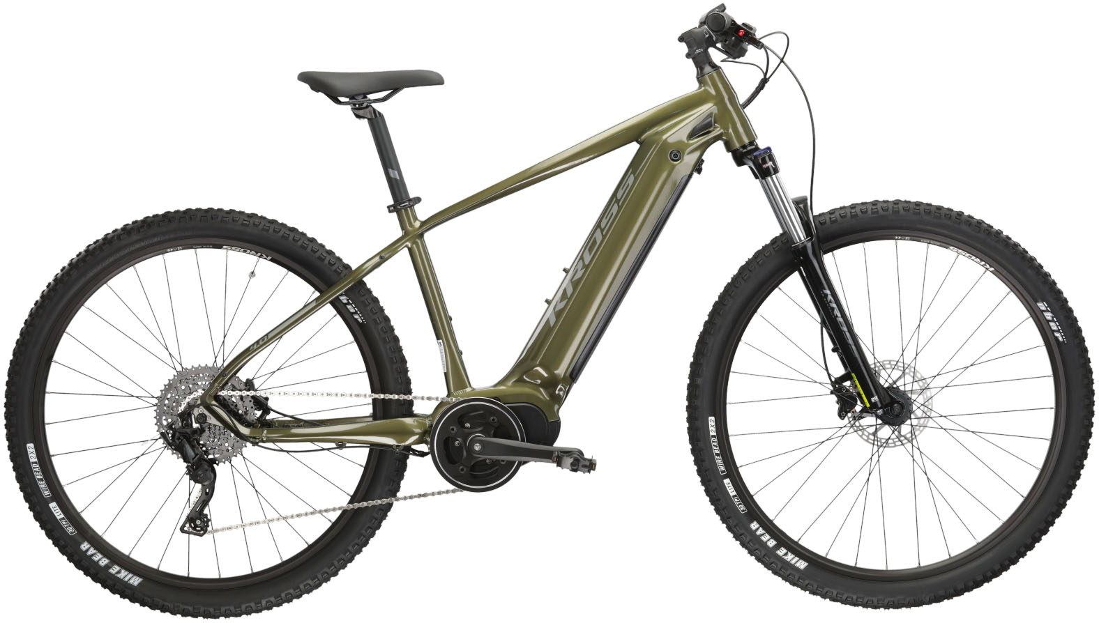 Kross "E-MTB Hexagon Boost 4.0 29 Zoll braun" 9 Gang microSHIFT ADVENT M6195 Schaltwerk Kettenschaltung Mittelmotor 250 W Pedelec, Elektrofahrrad für Damen und Herren von Kross