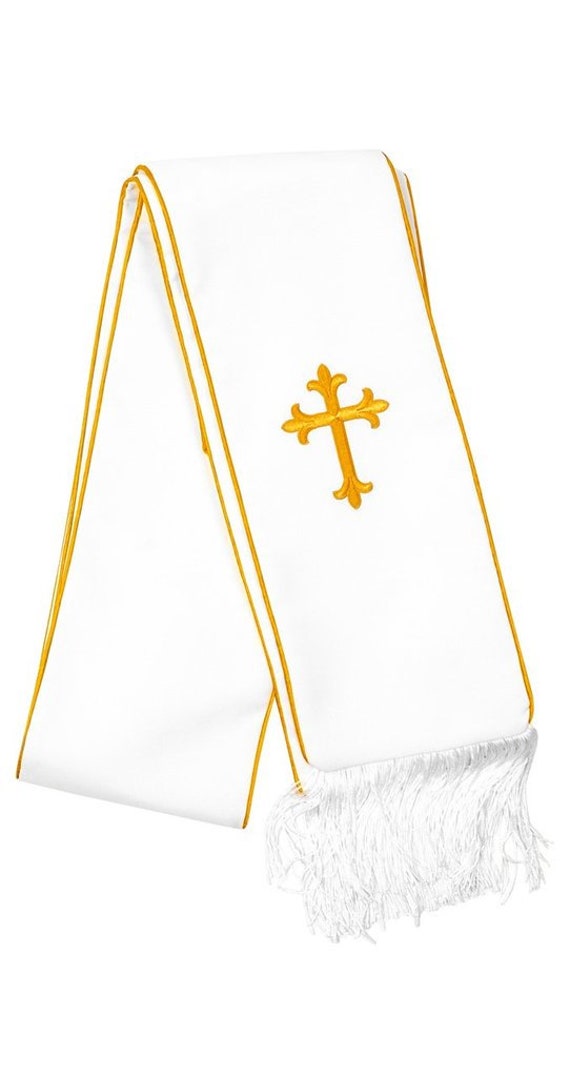 Geistliche Stola, Pastor, Kassock, Prediger Bischoff Robe, Nur Stole - Robe Wird Separat Verkauft von KrrishCollections