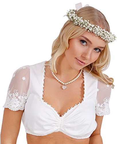 Krüger Collection Dirndlbluse Märchenhaft - Ecru Gr. 32 von Krüger Dirndl