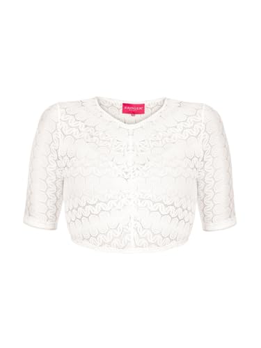 Krüger Damen Dirndlbluse 312065 Ecru 38 von Krüger Dirndl