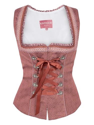 Krüger Dirndl Damen Mieder 415366 rosa 34 von Krüger Dirndl