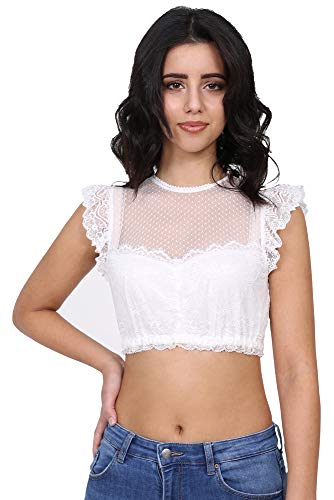 Krüger Dirndl Dirndlbluse Anisa Ecru, 42 von Krüger Madl