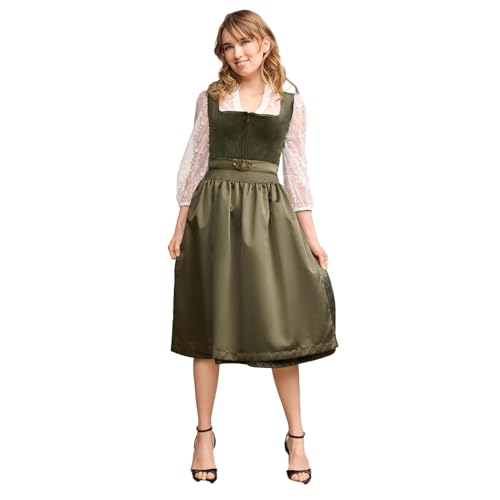 Krüger Dirndl GmbH Dirndl Livie (70cm) oliv - 44 von Krüger Dirndl