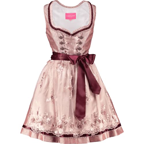 Krüger Dirndl Mini Dirndl CAYA Paisley Rose, Gr.36 Damen von Krüger Dirndl