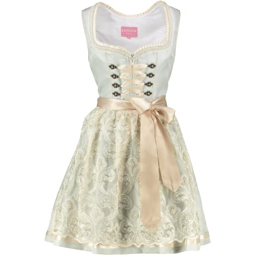 Krüger Dirndl Mini Dirndl Dalina 412465-050-81 hellblau Paisley, Gr.40 Damen von Krüger MADL