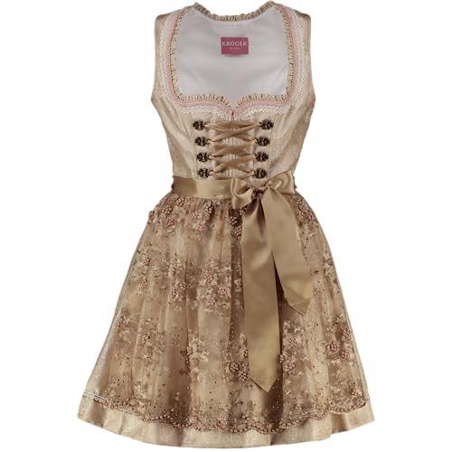 Krüger Dirndl Mini Dirndl Kailia 417565-050-15 Natur, Gr.36 Damen von Krüger Dirndl