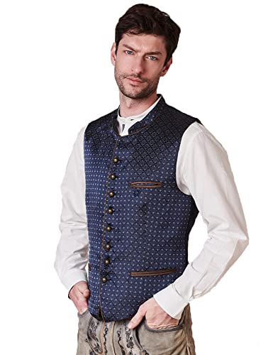 Krüger Herren Trachten Weste, Modell: Trachtenweste Jano, Art.-Nr. 951462-0-0080, 56, von Krüger Dirndl