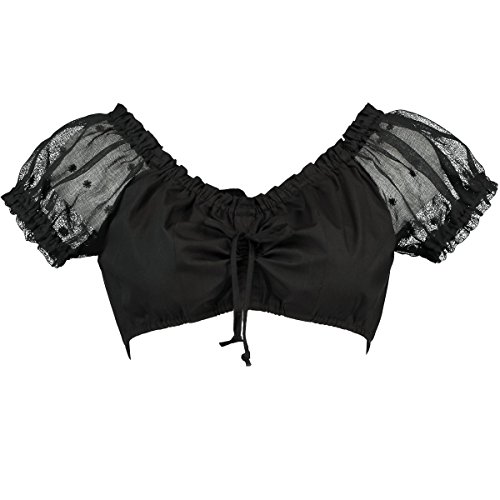 Damen Dirndlbluse Carmenbluse Elle schwarz Krüger Madl Gr.40 von Krüger Madl