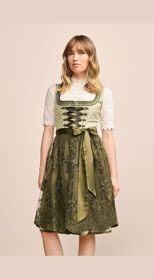 Krüger Madl Dirndl Dirndl Brynlee (60cm) hellgrün von Krüger Madl