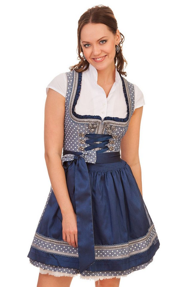 Krüger Madl Dirndl Mini Dirndl 2tlg. - LUCY - hellblau von Krüger Madl