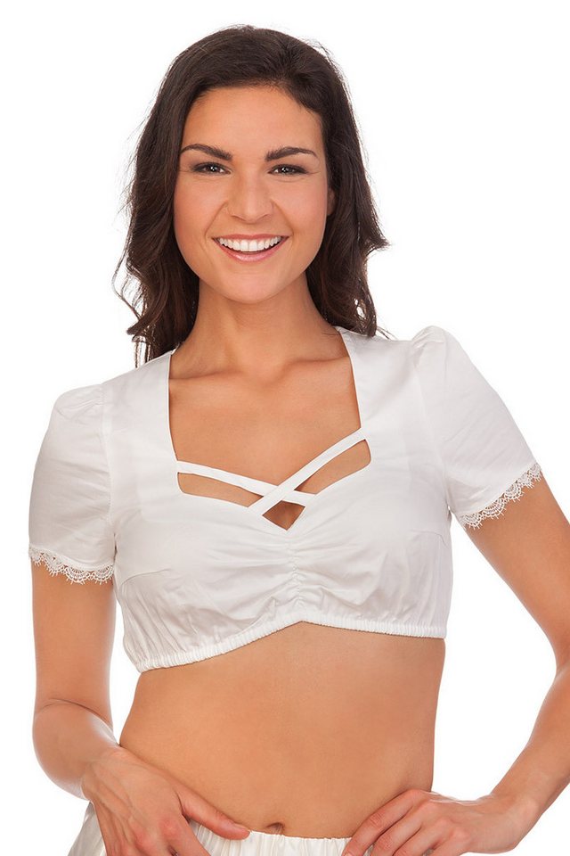 Krüger Madl Dirndlbluse Dirndlbluse - LAURIE - ecru von Krüger Madl