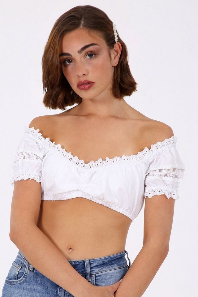 Krüger Madl Dirndlbluse Dirndlbluse Schneeblume von Krüger Madl