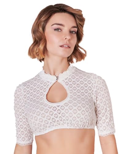 Krüger Madl Dirndlbluse Ecru 34 von Krüger Madl