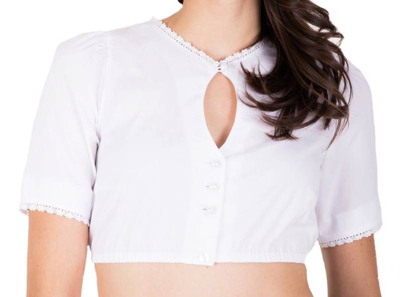 Krüger Madl Dirndlbluse 'Karla' Traditionell, Weiß von Krüger Madl
