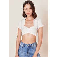 Dirndlbluse Sober V-Ausschn von Krüger