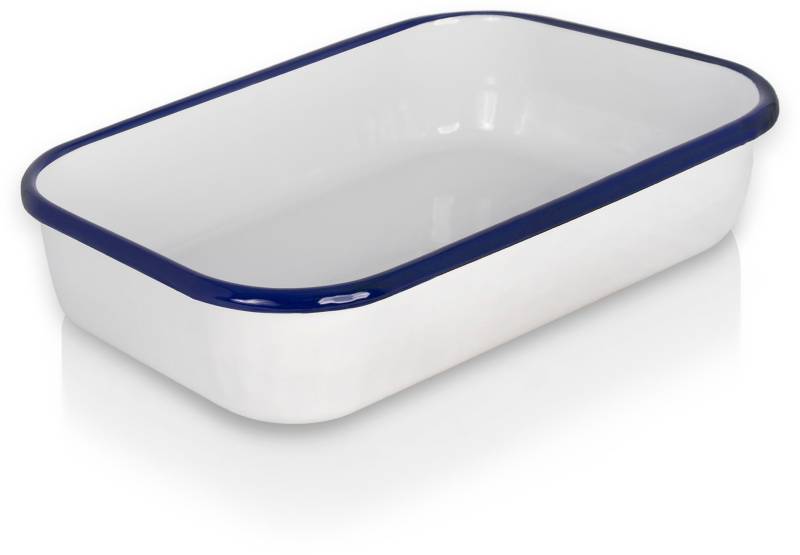 Krüger Auflaufform "Husum" Emaille 23 x 16 x 5 cm von Krüger
