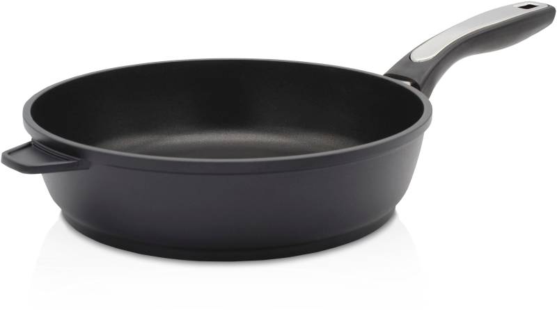 Krüger Bratpfanne "Aluguss Pfanne tief DELTA" Aluminiumguss 1 Stk. tlg. für Induktions-Kochfelder geeignet, tiefe Ausführung von Krüger