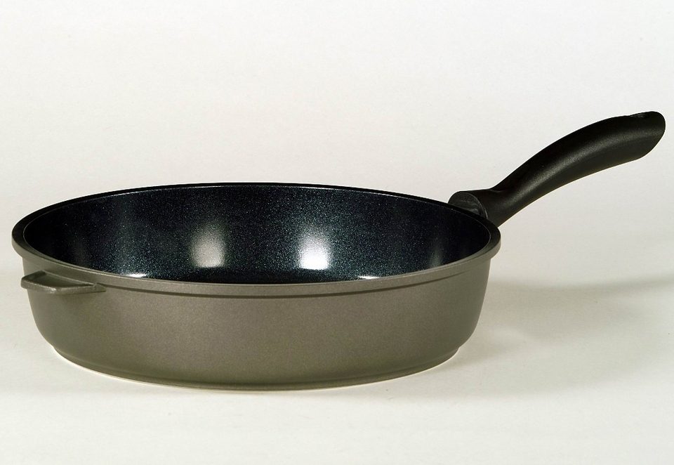 Krüger Bratpfanne "Aluguss Pfanne tief Potsdam, 28 cm" Aluminiumguss 1 Stk. tlg. für Induktions-Kochfelder geeignet von Krüger