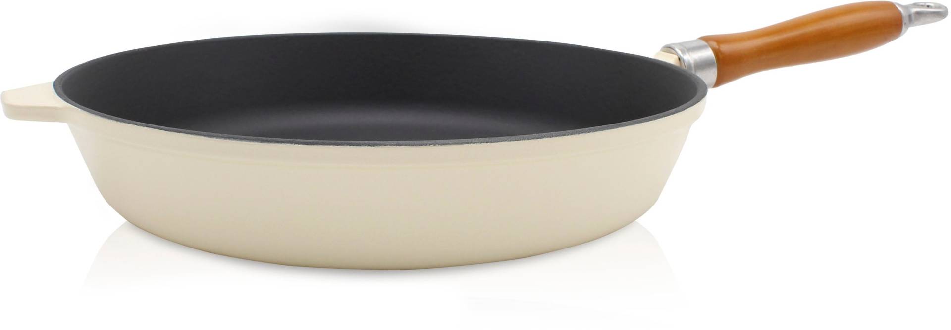 Krüger Bratpfanne "Einsenguss Pfanne SAVANNA" Gusseisen 1 Stk. tlg. für Induktions-Kochfelder geeignet von Krüger