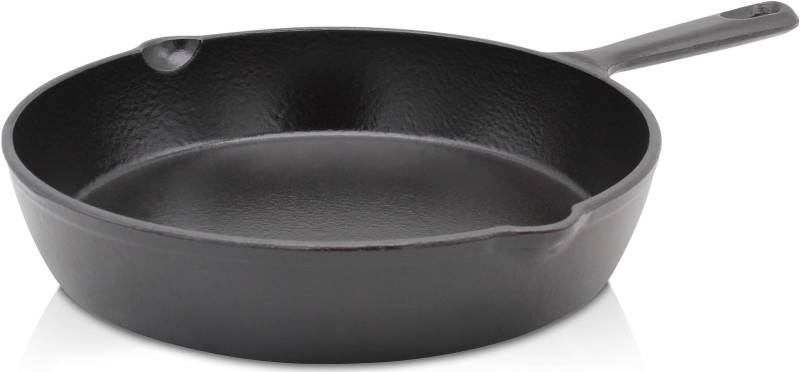 Krüger Bratpfanne "Einsenguss Pfanne TOLEDO" Gusseisen 1 Stk. tlg. für Induktions-Kochfelder geeignet von Krüger