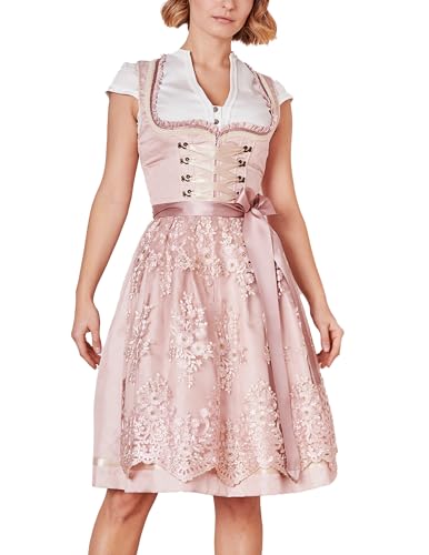 Krüger Damen Trachten Dirndl kurz, Modell: Springflower, Knielang, Art.-Nr. 045876-0-0033, 42, von Krüger