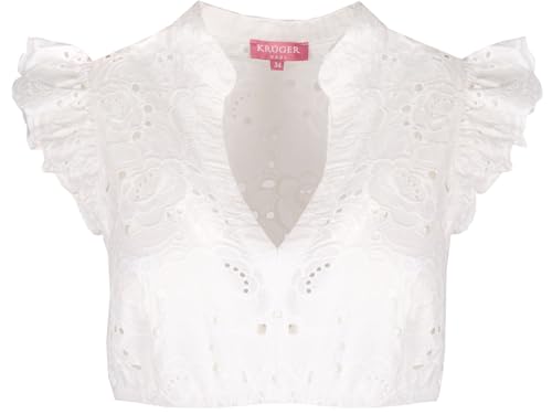 Krüger Dirndl GmbH Dirndlbluse Olessa Ecru - 42 von Krüger