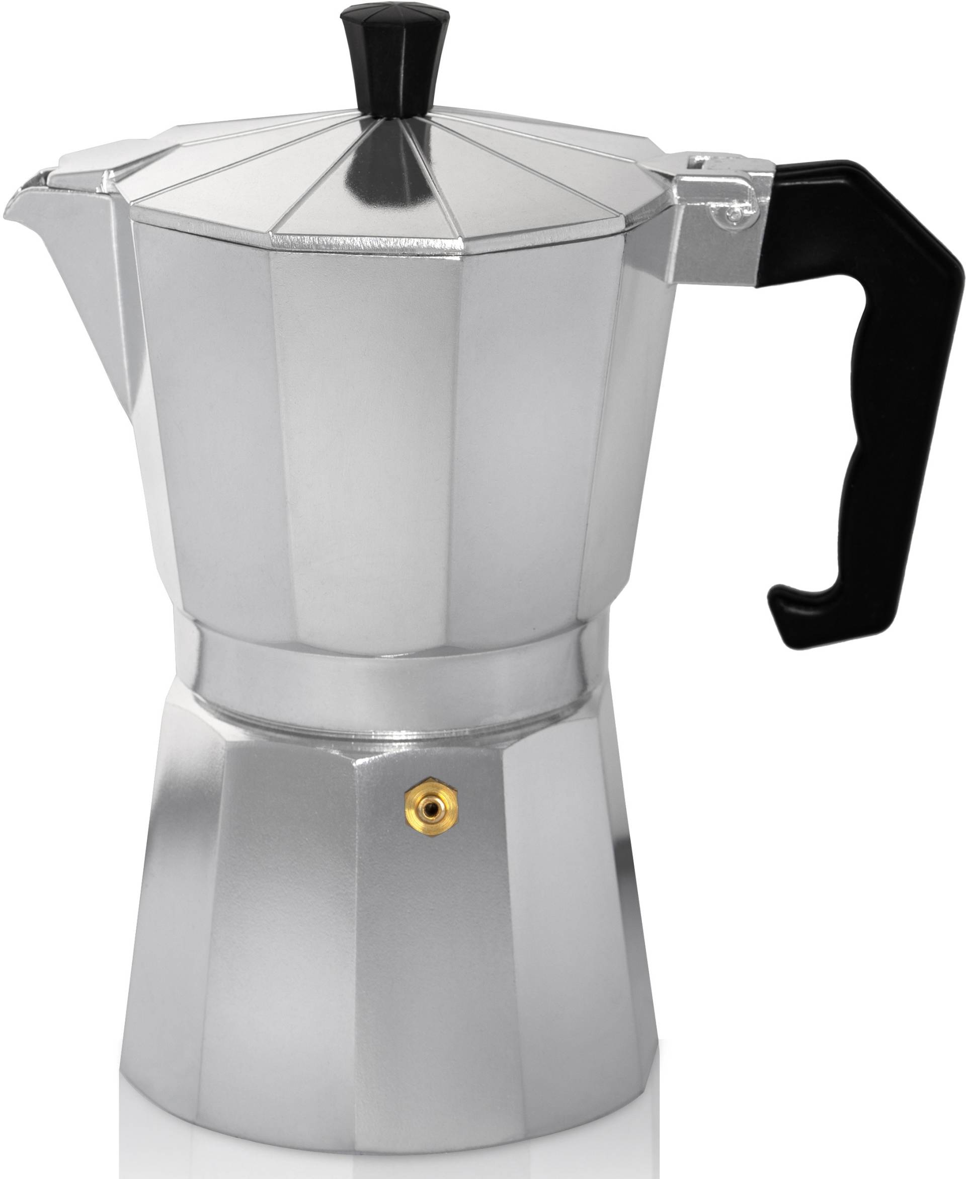 Krüger Espressokocher "Italiano" 0,7 l Kaffeekanne traditionell italienisch, aus Aluminium, mit Silikon-Dichtungsring von Krüger
