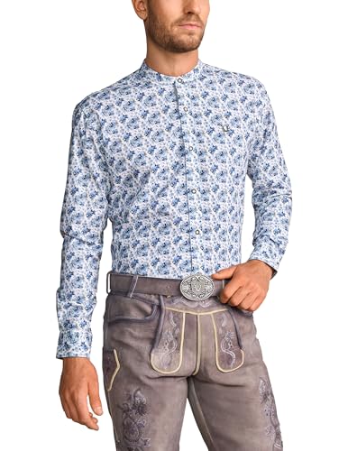 Krüger Herren Trachten Hemd lang, Modell : Raimund, Langarm, Art.-Nr. 912368-0-0108, XL, von Krüger