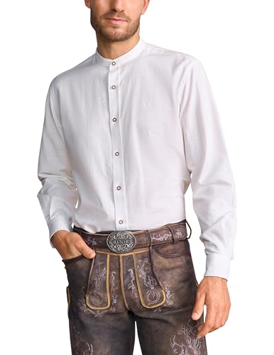 Krüger Herren Trachten Hemd lang, Modell : Ramin, Langarm, Art.-Nr. 911468-0-0108, S, von Krüger