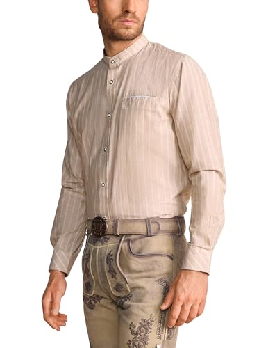 Krüger Herren Trachten Hemd lang, Modell : Samir, Langarm, Art.-Nr. 912168-0-0015, XL, von Krüger