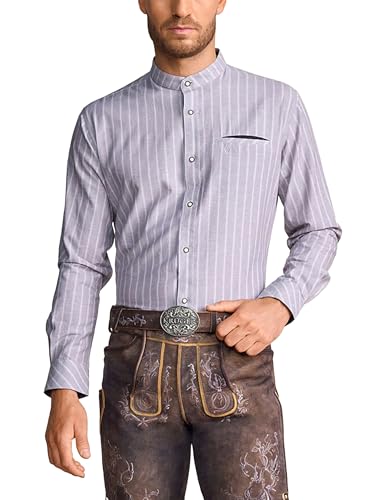 Krüger Herren Trachten Hemd lang, Modell : Samir, Langarm, Art.-Nr. 912168-0-0043, 3XL, von Krüger