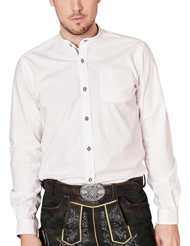 Krüger Herren Trachten Hemd lang, Modell: Frederic, Langarm, Art.-Nr. 911667-0-0105, XL, von Krüger