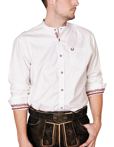 Krüger Herren Trachten Hemden lang, Modell: Christoph, Langarm, Art.-Nr. 912767-0-0109, M, von Krüger