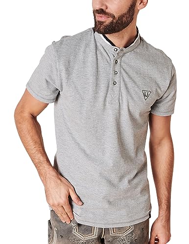 Krüger Herren Trachten T-Shirt lang, Modell: Denny, Kurzarm, Art.-Nr. 921465-0-0043, L, von Krüger