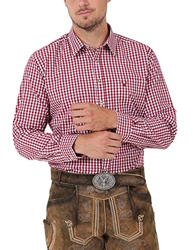 Krüger Herren Trachtenhemd lang, Modell Trachtenhemd, Langarm, Art.-Nr. 000951-0-0190, XS, von Krüger