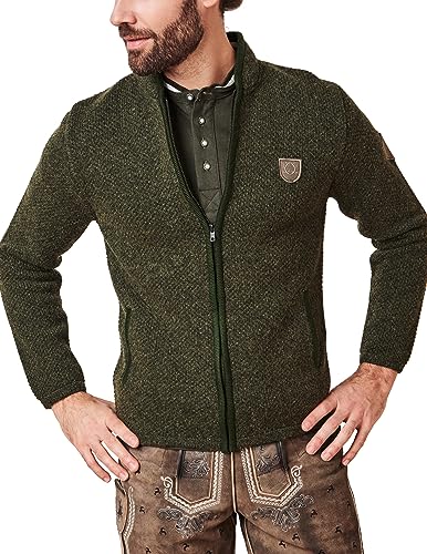 Krüger Herren Trachtenjacke lang, Modell: Strickjacke Malte, Langarm, Art.-Nr. 098709-0-0057, S, von Krüger