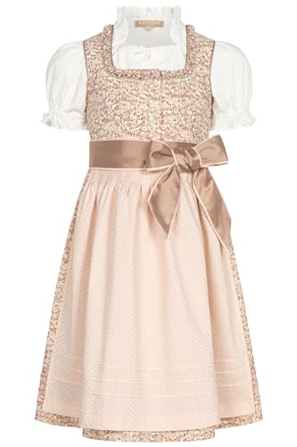 Krüger Kinderdirndl Darja beige/Rose 3-TLG, Gr. 80 von Krüger