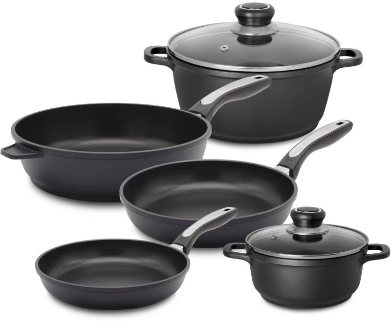 Krüger Topf-Set "Delta" Set, 7 Stk. tlg. Aluminiumguss von Krüger