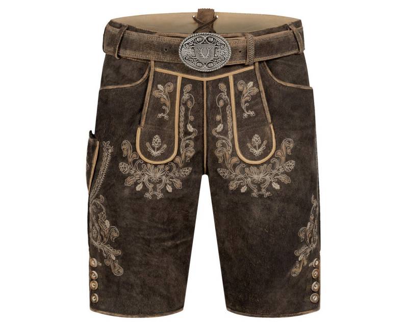 Krüger Trachtenlederhose Antonio Herren (1-tlg) Trachtenlederhose, Trachtenhose, Bayerische Lederhose, Oktoberfest von Krüger