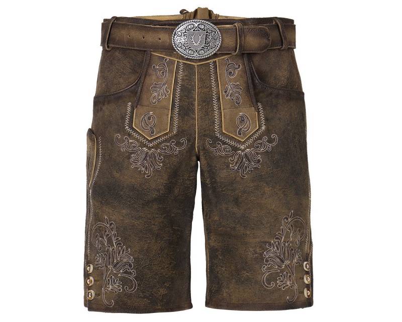 Krüger Trachtenlederhose Paolo Herren (1-tlg) Trachtenlederhose, Trachtenhose, Bayerische Lederhose, Oktoberfest von Krüger