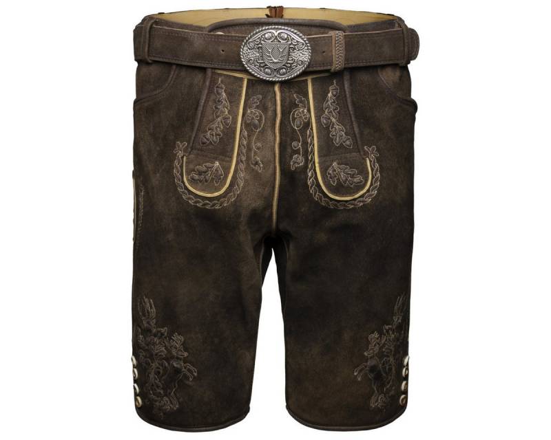 Krüger Trachtenlederhose Theodor Herren (1-tlg) Trachtenlederhose, Trachtenhose, Bayerische Lederhose, Oktoberfest von Krüger