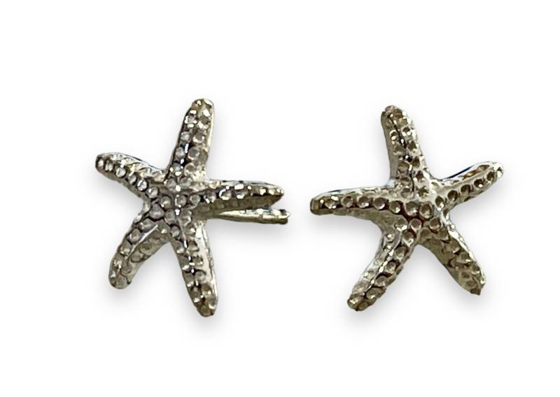 Seestern 925 Sterling Silber Ohrstecker Ohrringe Meer Maritim von KruemelsAtelier