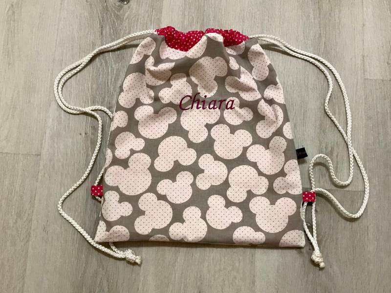 Turnbeutel Rucksack Wunschname von KruemelsAtelier