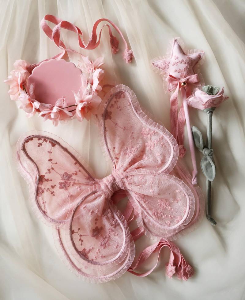 Flügeln, Dusty Rose Flügel, Schmetterling Feenflügel, Kostüm Für Ein Kind, Feenflügel von KruhitkaLove