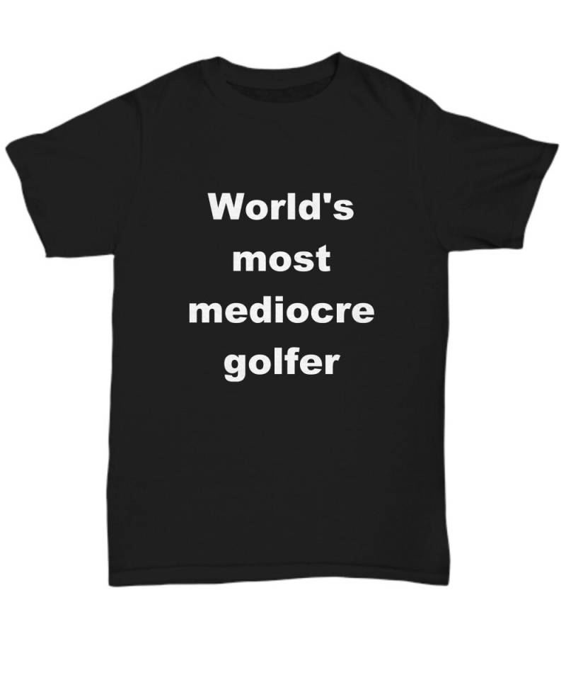 Golf Papa Shirt Geschenk - Weltweit Mittelmäßiggolfer Tshirt, Weihnachten von KrumfortableLiving