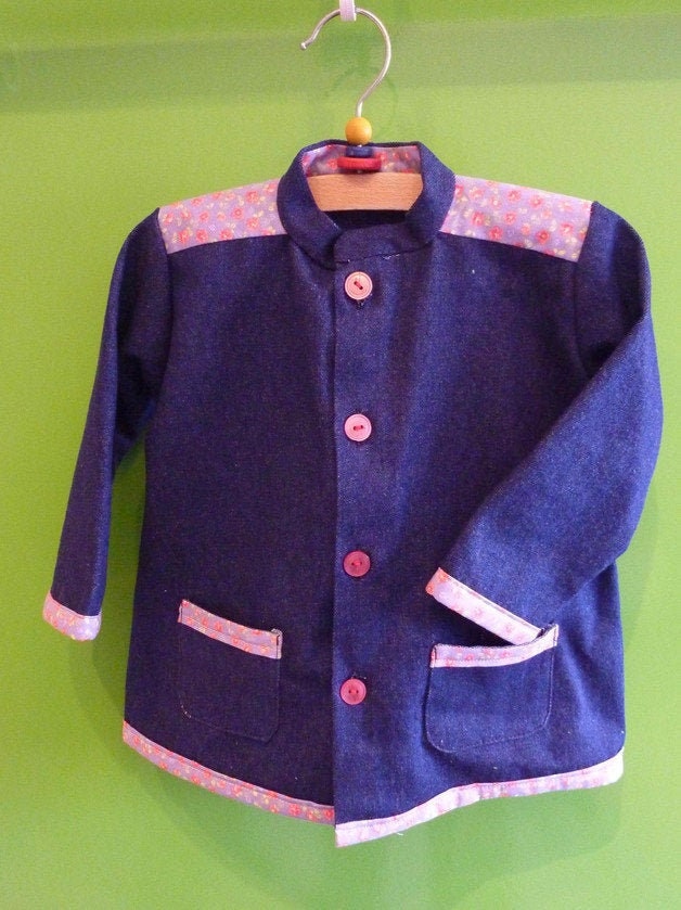 Jeans Jacke in Der Größe 80 von KruschisNaewerkstatt